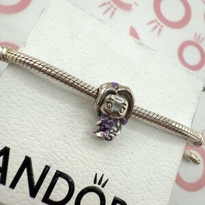 Pandora Disney Sterling Silver Rapunzel from Tangled Princess Bracelet Charm